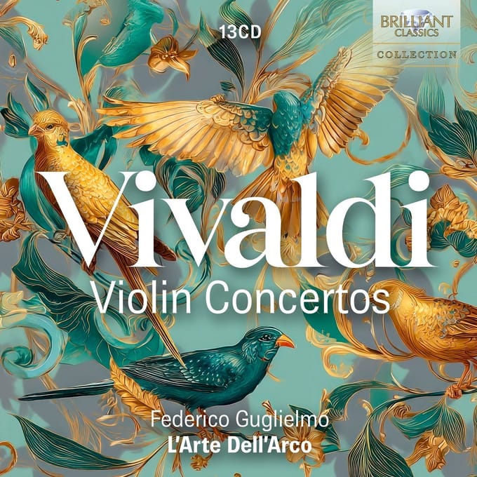 Federico Guglielmo & L'Arte Dell'Arco - Vivaldi: Violin Concertos (13 CD)