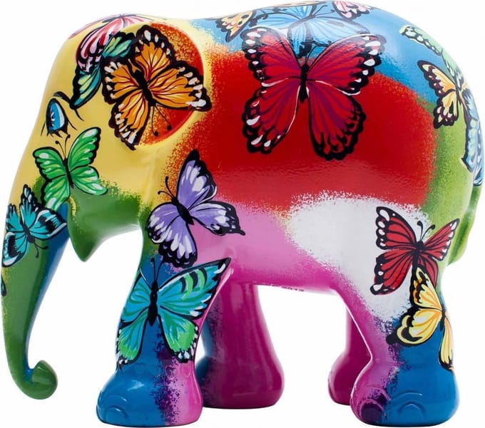 Elephant Parade - Beauty in Freedom - Handgemaakt Olifanten Beeldje -20cm