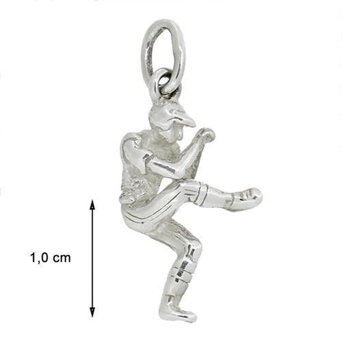 Blinx Jewels Zilveren Hanger Honkbalwerper Pitcher