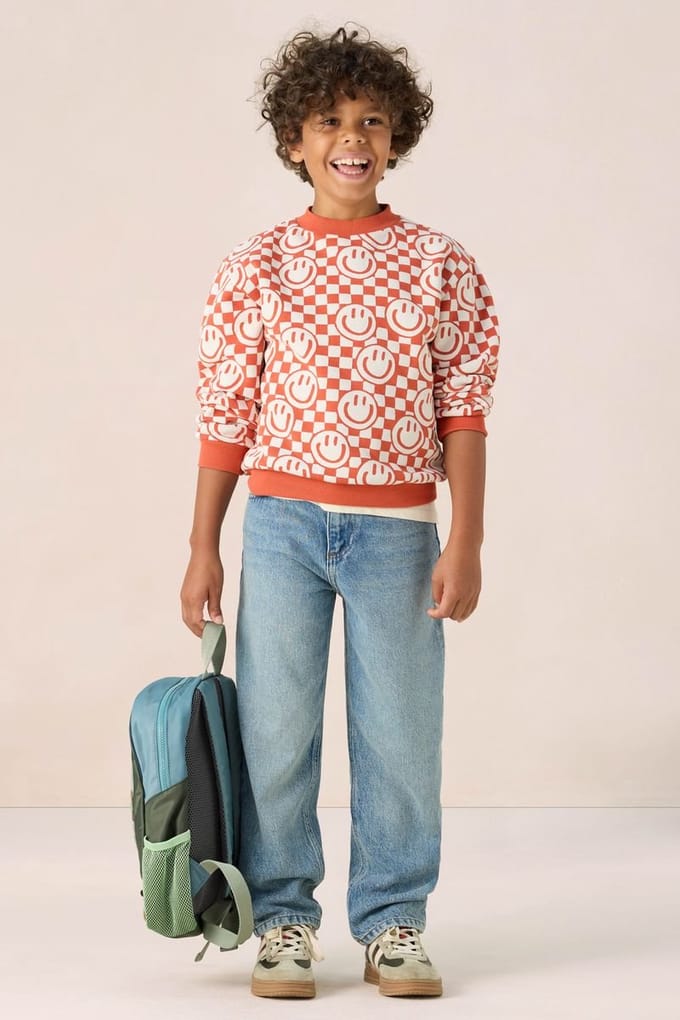 Sissy-Boy - Blauwe mid-rise loose fit jeans