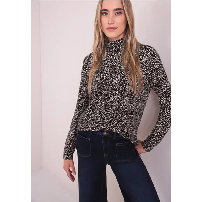 Shirt met luipaardprint