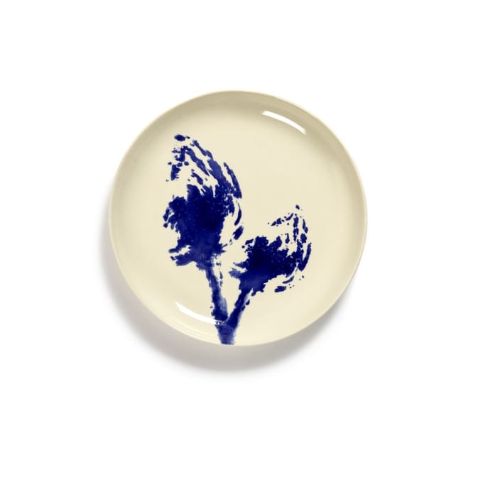 Serax Feast Bord S - Set - wit/ artisjok blauw