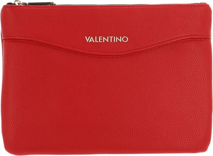 VALENTINO Utensil zak Cinnamon Re Soft Cosmetic Case Rosso Rood