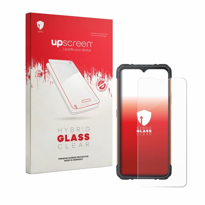 upscreen - Screenprotector voor Cubot KingKong Ace 5 - Folie Beschermfolie Beschermglas transparant