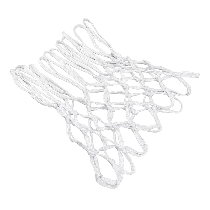 2 stuks Duurzame Basketbalnetten Nylon Wit Universeel Heavy Duty Basketbalnet Vervanging in Alles white