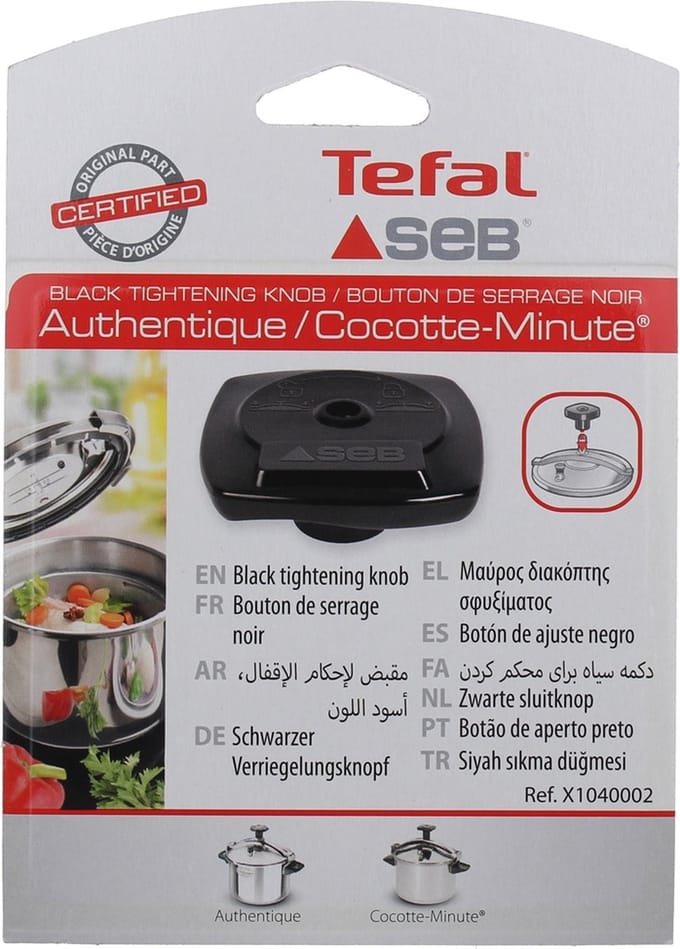 SEB - STC KNOP SNELKOKER ZWART AUTHENTIQUE - X1040002