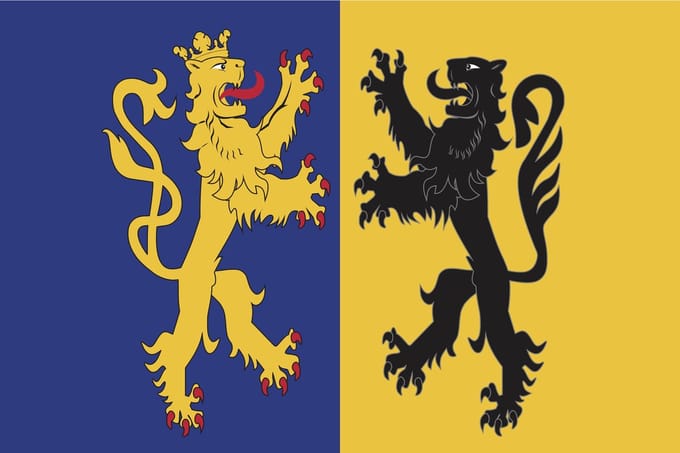 Vlag Hertogdom Gelre 40x60cm