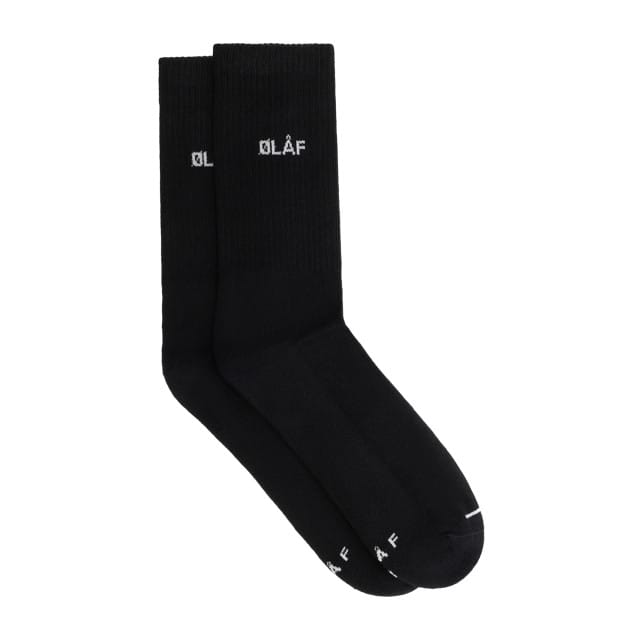 ØlÅf Mini Logo Sokken Zwart A990805