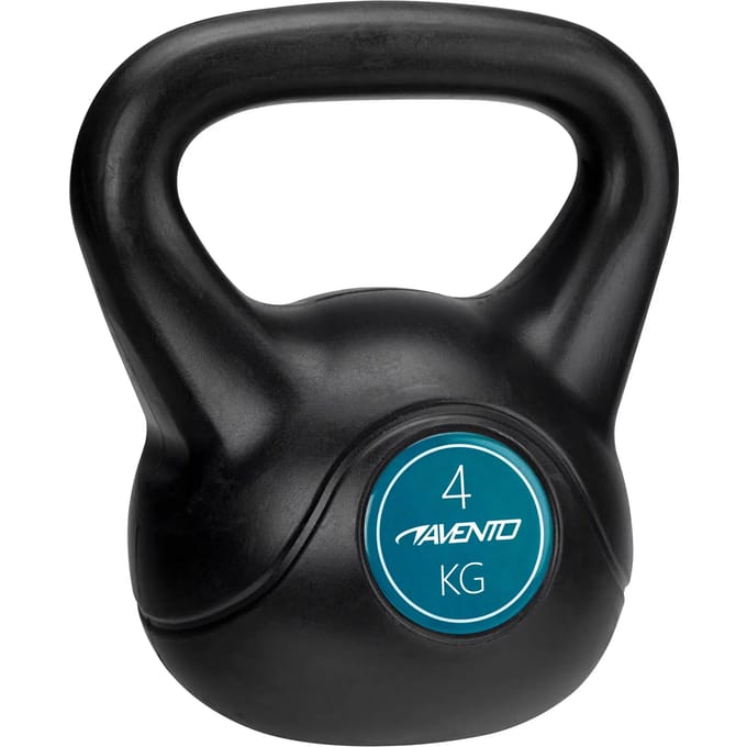Avento Kettlebell - 8 kg - Zwart