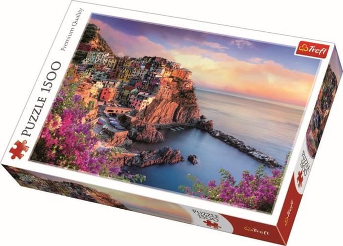 Trefl puzzel 1500 stukjes - Manarola uitzicht - landschap.
