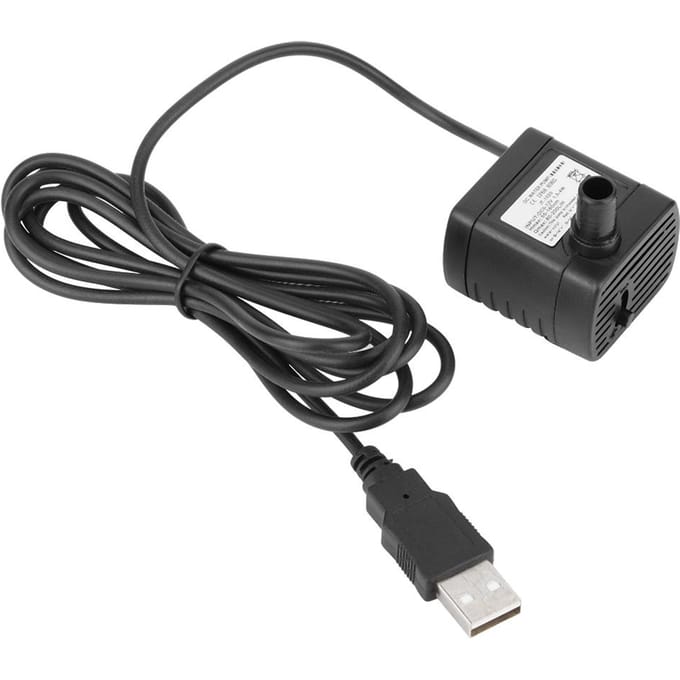 USB 5V 0.5m 150L/H Regelbare Miniatuur Borstelloze Motor DC Waterpomp voor Hydrocultuur Dompelbaar