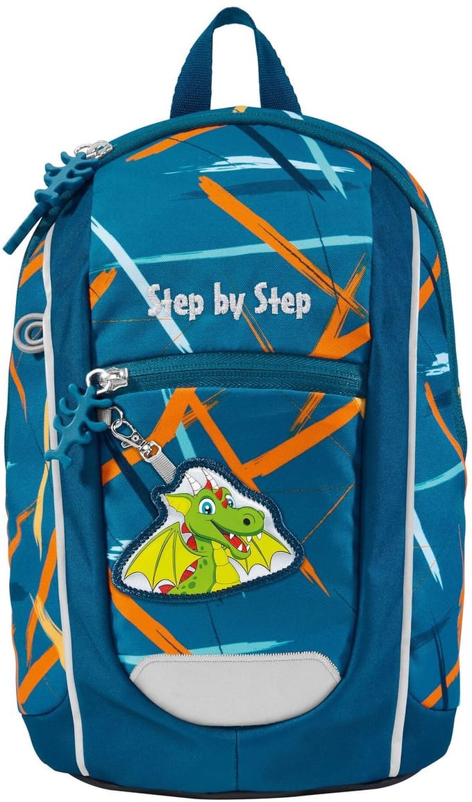 Step by Step rugzak Kiga Mini Backpack 6L Dragon Milo blauw