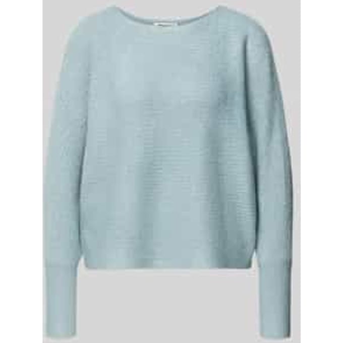 Regular fit gebreide pullover met vleermuismouwen, model 'DANIELLA'