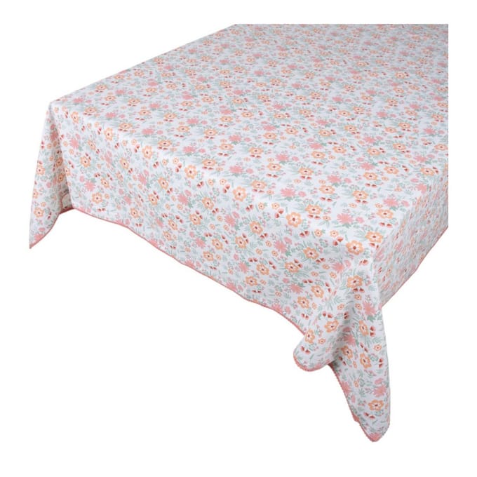 OttoSimon tafelkleed textiel roze 140x250 cm - decoratie tafel.