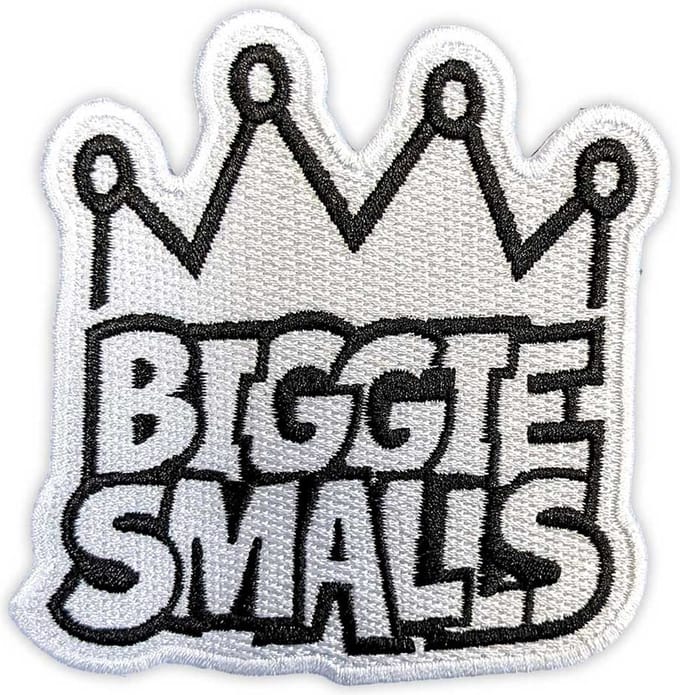 Biggie Smalls - Crown Logo Patch - Wit