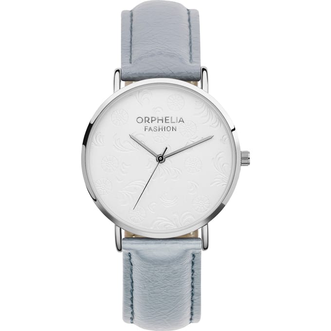 Orphelia Iconic OF711812 Horloge - Leer - Grijs - Ø 36 mm