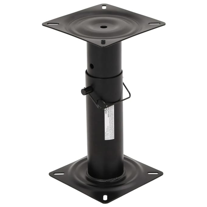 vidaXL - Bootstoelpoot - verstelbaar - 28-45,5 - cm - staal