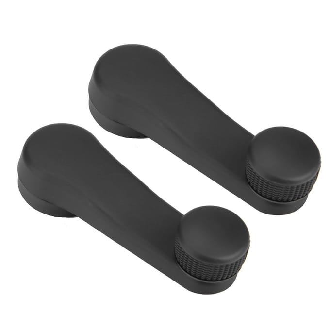 1H0837581 2 stuks Auto Raamslinger Handgreep voor Golf MK3 MK4 Vento Bora 1997 2010 gray