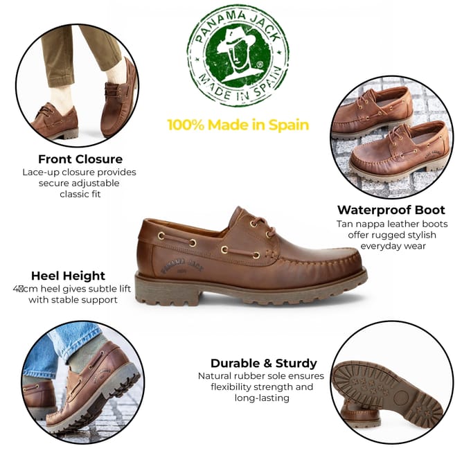 Panama Jack Boot C5 Napa Grass - Heren bootschoenen - Cuero