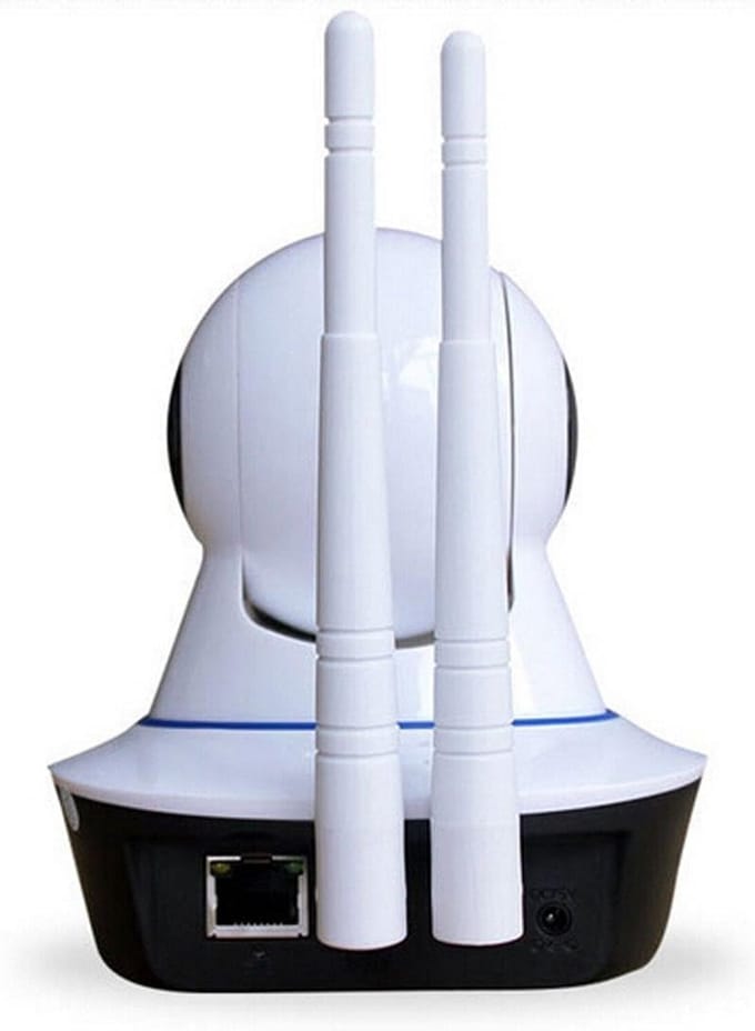 Draadloze HD WiFi Binnen Smart Camera met 2 Antennes - Gemotoriseerd Bewakingssysteem