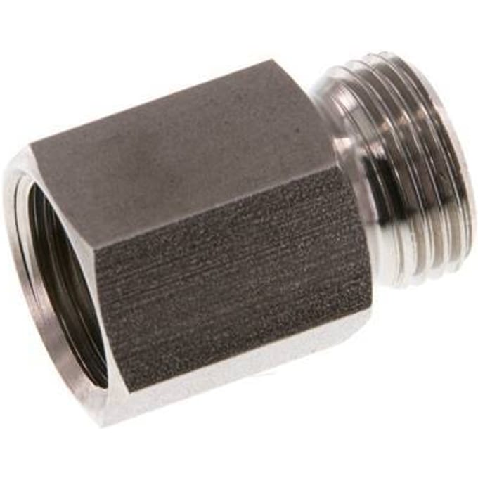 G 3/8'' F/M RVS Verlengstuk 40 Bar - 20 mm - FL2S-FM-ST-038G-20L