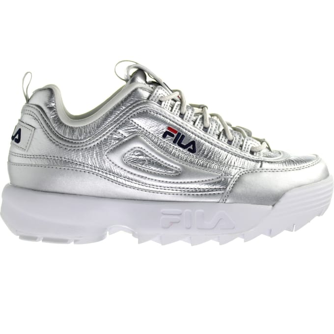 Fila Disruptor F Laag Dames Zilver Trainers