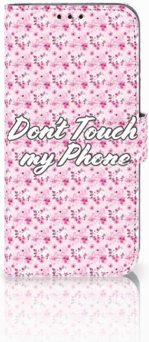 Honor 10 Lite Portemonnee Hoesje Flowers Pink DTMP