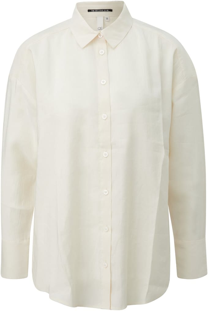 Vloeiende en soepele lange mouwen blouse voor dames QS