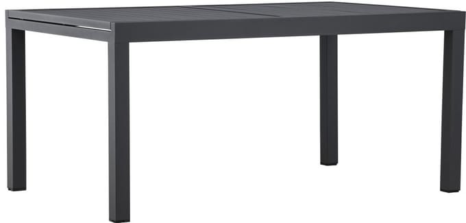 Svea - Pavel tuintafel uitschuifbaar - 160/240 x 100x75 cm - zwart