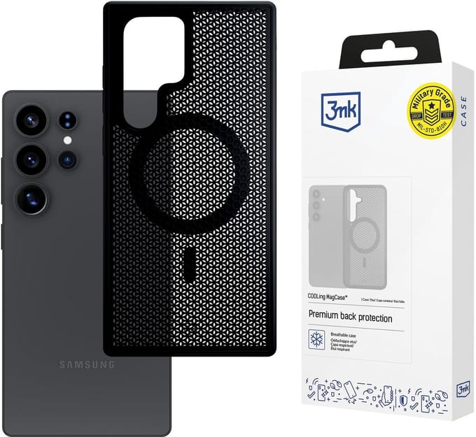Telefoonhoesjes Samsung Galaxy S25 Ultra - 3mk COOLing MagCase