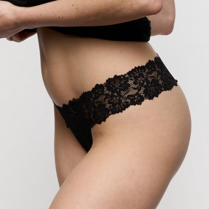 Marie Jo Soft Studio String 0603042 Zwart - maat 36