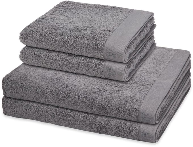 Ross Sonstiges 2 X handdoek 2 X douchehanddoek - in set 4 pack Doubleface Stripes