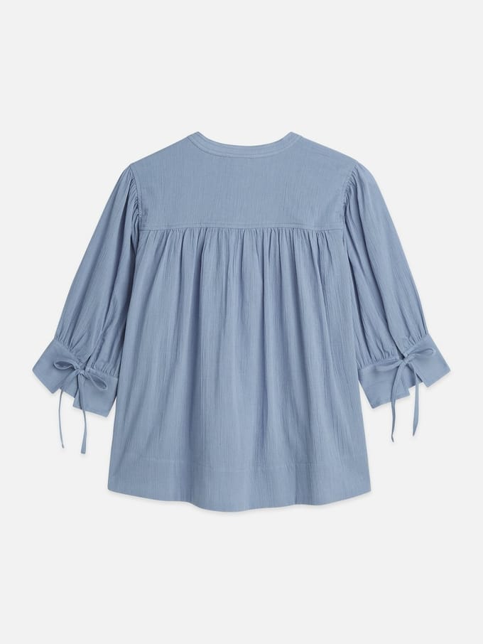 Scotch & Soda Relaxed Blouse With Gathers