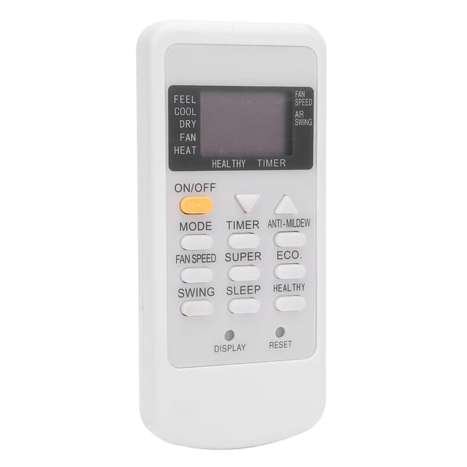 Airconditioner Afstandsbediening Vervanging AC Controller GYKQ 27 Slijtvast ABS white