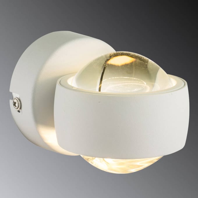 Wandlamp - wit - RANDI - metaal - LED - 78293 - Globo