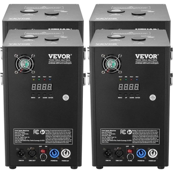 Koud Vonk Vuurwerk Machinex4 700W 2-5M Podium DJ Bruiloft Evenement Feest