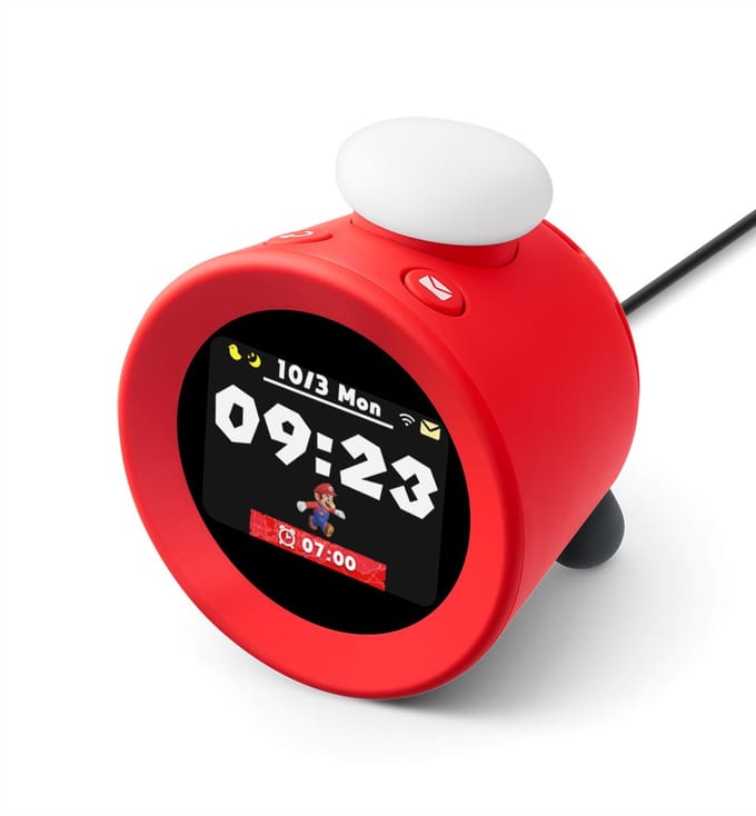 Nintendo Alarmo - Interactieve Wekker - Rood