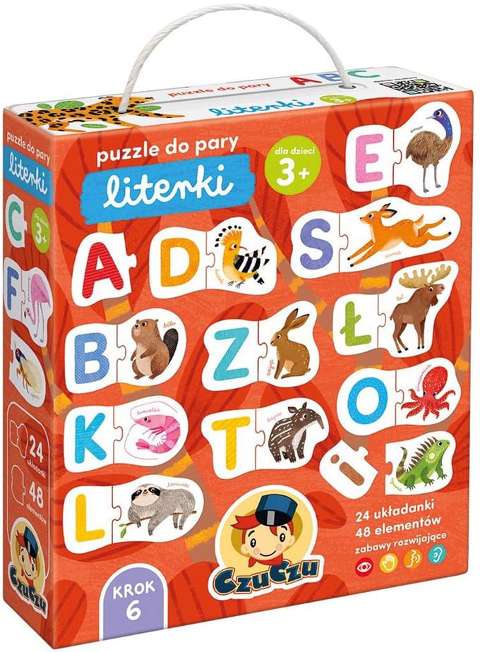 CzuCzu Puzzle do pary Literki - CzuCzu Puzzel voor paren Letters