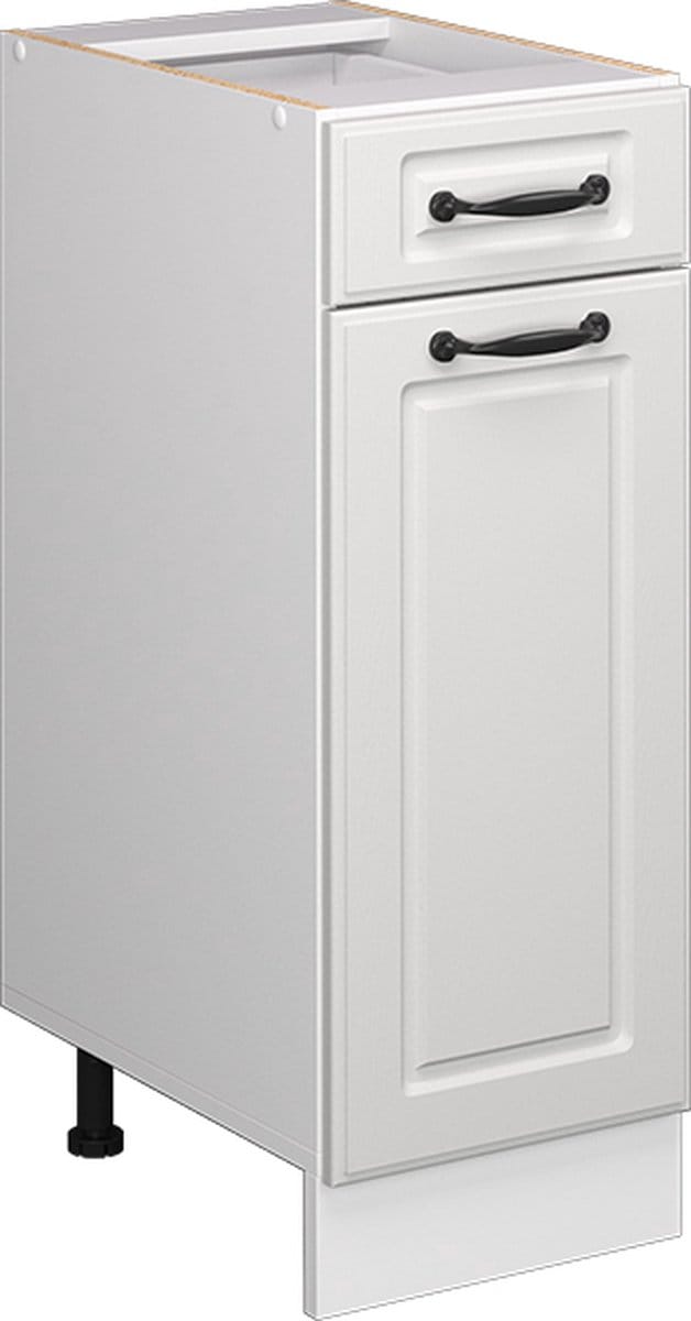 Vicco R-Line Keukenonderkast – 30 cm WB Marmer Wit Landhuis