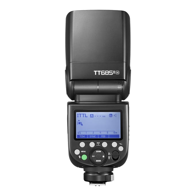 Godox Thinklite TT685IIN TTL flitser op camera 2.4G Wirelss X-systeemflitser GN60 hoge snelheid zwart