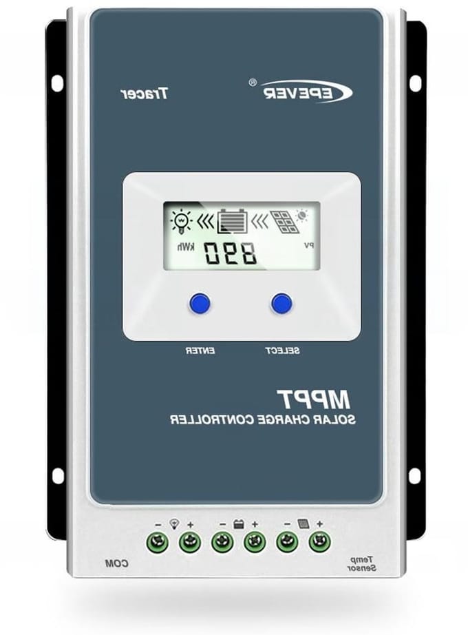 Solar Laadregelaar - MPPT Controller - Energie Beheer - Geavanceerde MPPT Technologie - 40A - Zwart