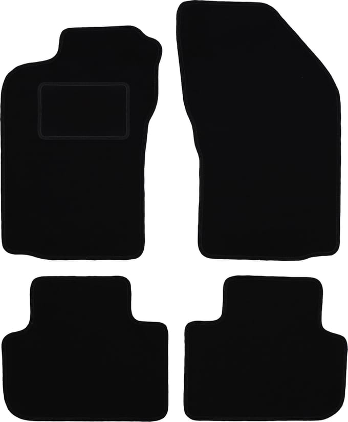 Zwarte veloursmatten voor: Alfa Romeo 147 hatchback (2000-2010)