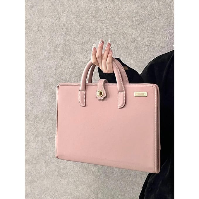 Computerbehuizing Computerbehuizing Computerbehuizing Laptop Handtas Tas Roze Meisje