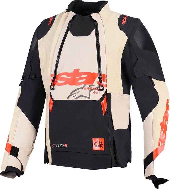 Alpinestars Harok Pro Drystar XF waterdichte motorfiets textieljas -