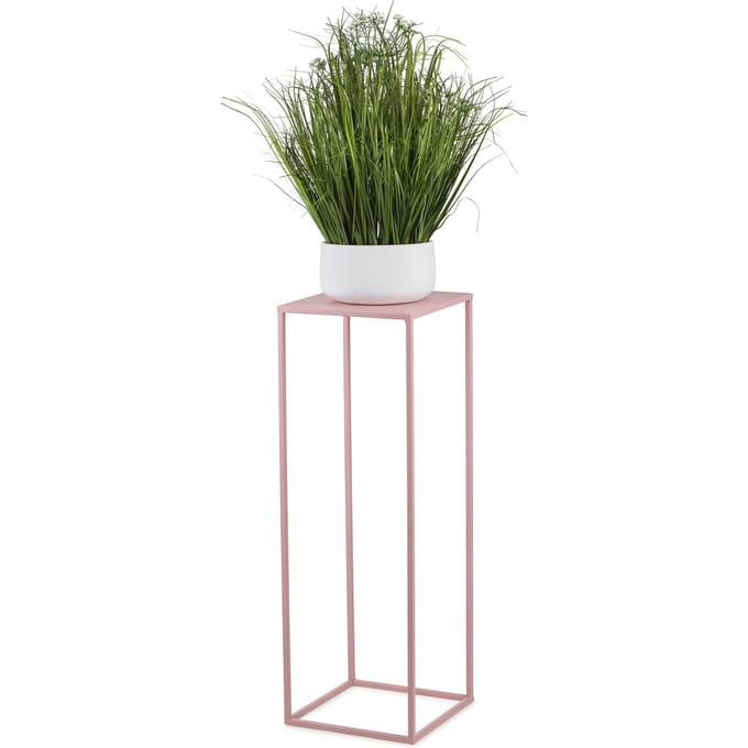 HowHomely - Metalen Plantenstandaard - Roze - 70 cm - Minimalistisch - Stabiele Constructie
