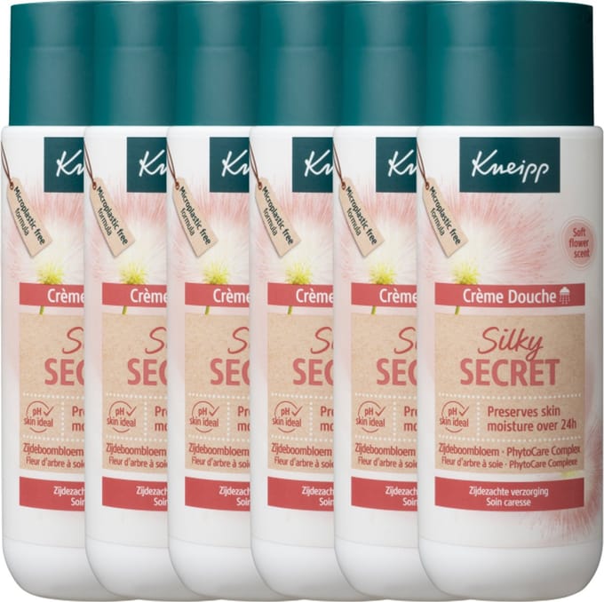 6x Kneipp Douche 200 ml Silky Secret