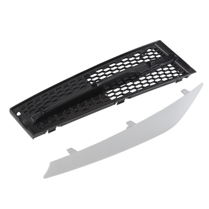 Grille Inférieure de Pare-Chocs Avant avec Jeu de Bandes Décoratives Décoration de Mode Remplacement pour Série 3 E92 E93 LCI 2011 2013 Droit: black