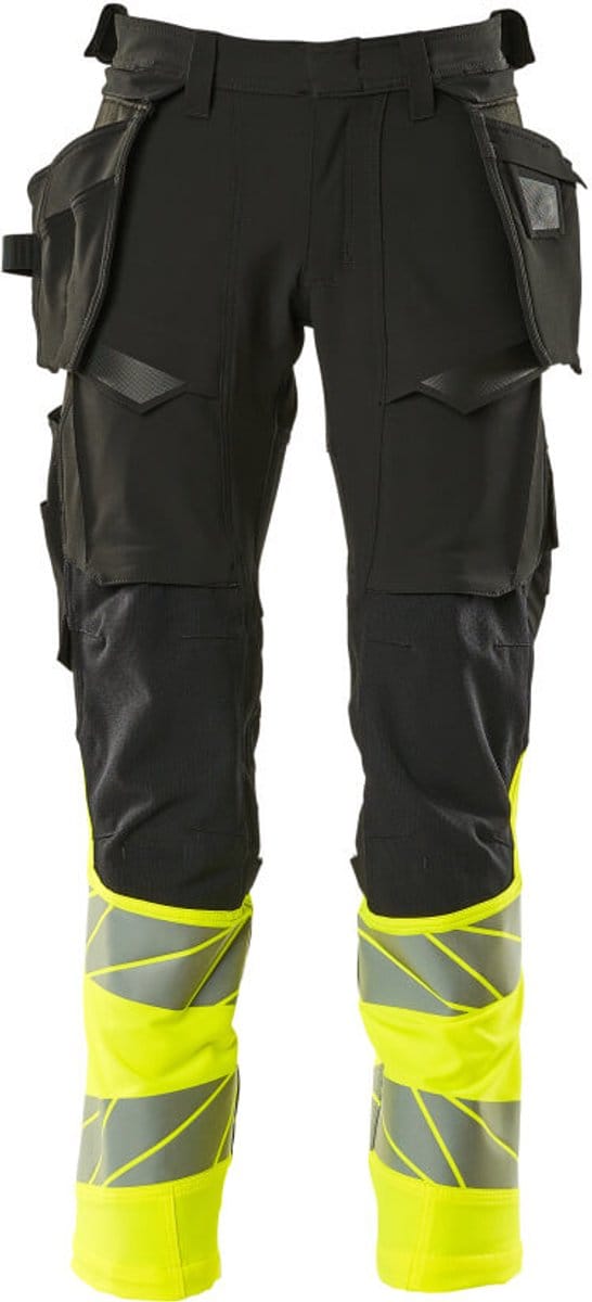 Mascot Accelerate Safe Broek met spijkerzakken 19131-711 - Zwart/hi-vis geel - C50 - 76
