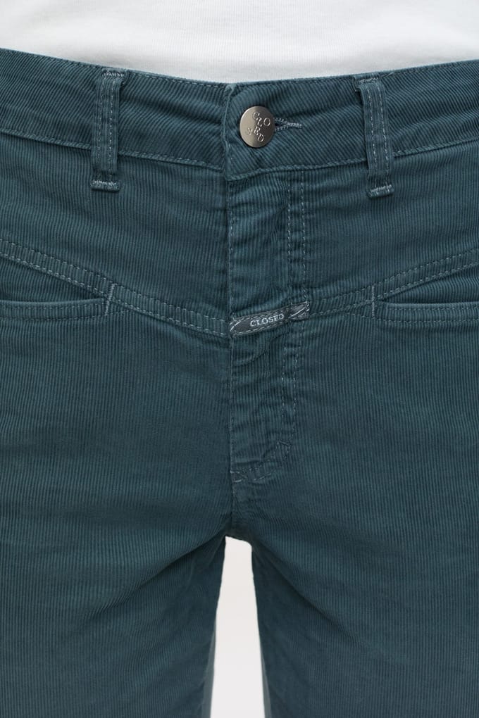 Closed Pedal Pusher Pants Pini Green Größe: W25L32 | Stoffhosen Outlet | Damen | Grün