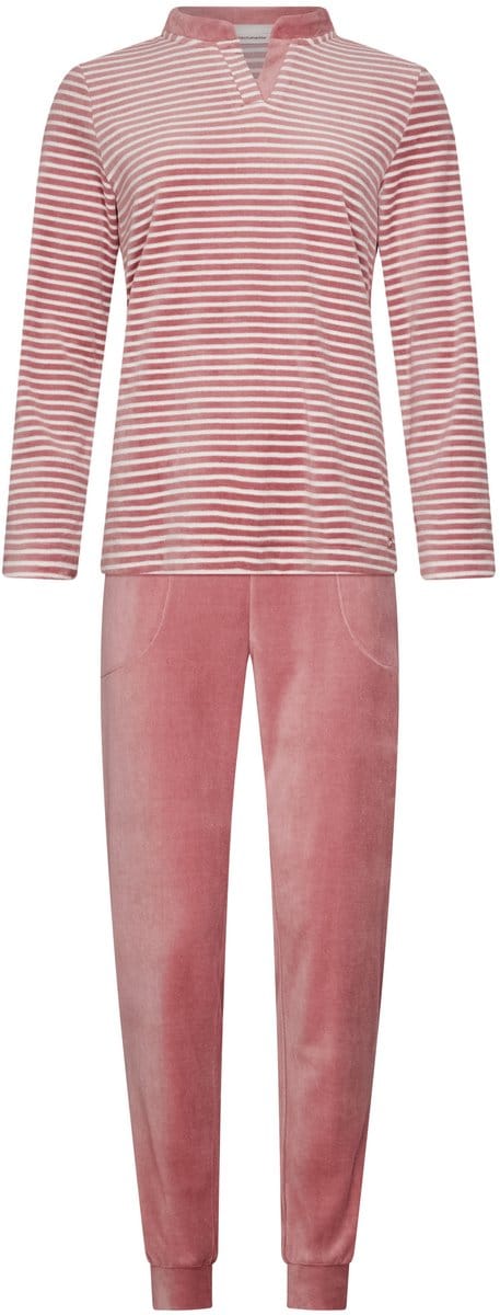 Pastunette - Rose Stream - Pyjama/Huispak - Velours - Roze - Maat 50